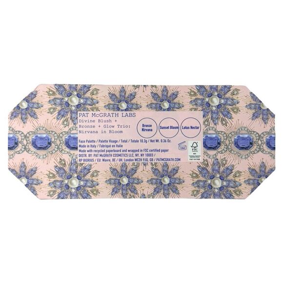 Pat McGrath Labs | Divine Blush + Bronzer + Glow Trio: Nirvana in Bloom Palette - Picture 6 of 7